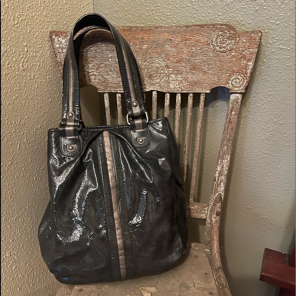 Perlina purse, patent leather
